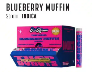 ICE Kream Donut THCP Preroll | 20 CT 2.25G | Bluberry Muffin (indica)